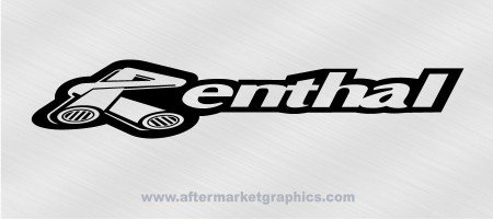 Renthal Exhaust Decals - Pair (2 pieces)